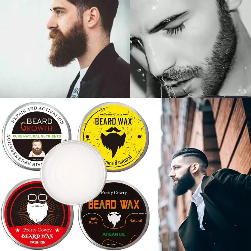 

Halloween Men Beard Balm Leave Moisturizing Care Cream Beard Care Lubricating Cream 30g 8.16