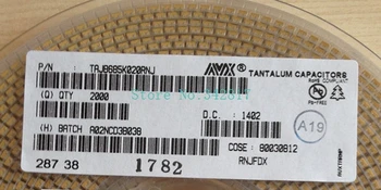 

TAJB685K020RNJ CAP TANT 6.8UF 20V 10% 1210 Tantalum Capacitors Size B 100pcs