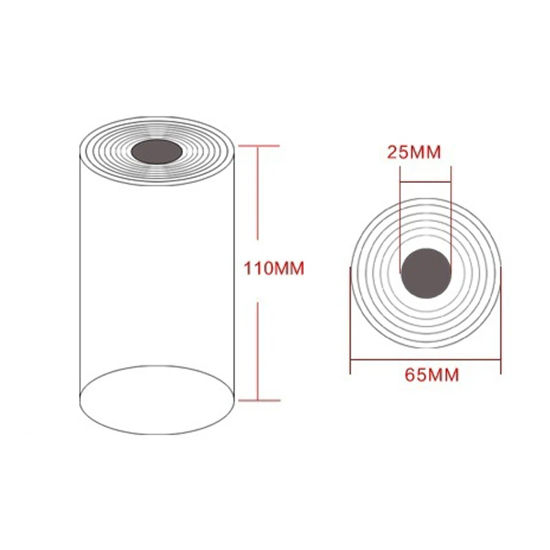 4.33 inch *984.5ft (110mm*300M) (2pcs/lot) mixture ribbon with 1'' core widely used for transfer Label & barcode printer
