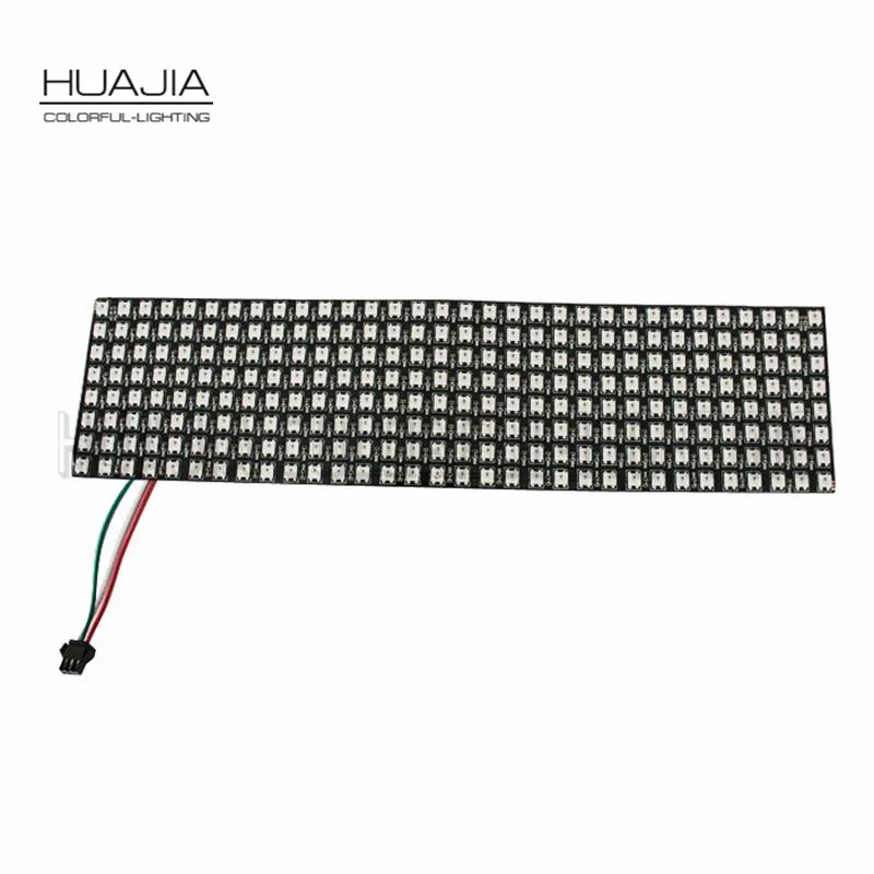 

1PCS 8*8/8*32/16*16 WS2812B 256 Pixels Display LED Matrix 5V Full Color 5050RGB Screen Light Addressable Flexible Number Display