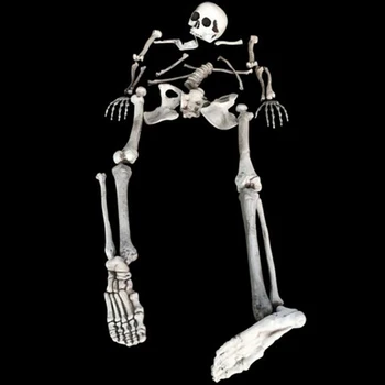 

27pcs Bag of Bones Skeleton Human Halloween Horror Decoration Props haunted house Room Escape artificial human skeletons