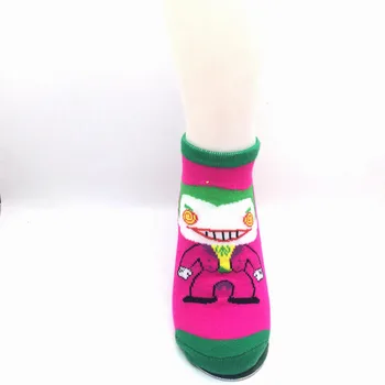 

5 pairs Low to help lovers Socks Man Granville DC Superman Batman Joker Hulk men and women cotton socks unisex Harajuku