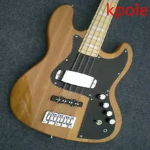 Custom Shop,Jazz bass Guitar, Original wood 4 string bass guitar free shipping