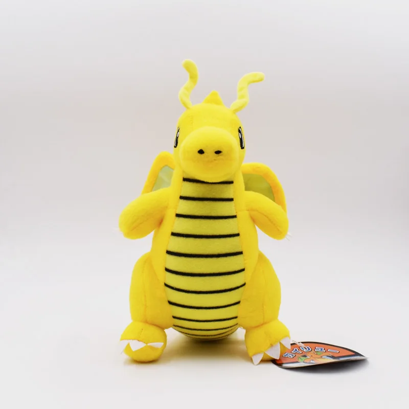 

2017 Plush Toy Dragonite 23cm Cute Collectible Soft Pikachu Charizard Stuffed Animal Doll Peluche For Children's Gift