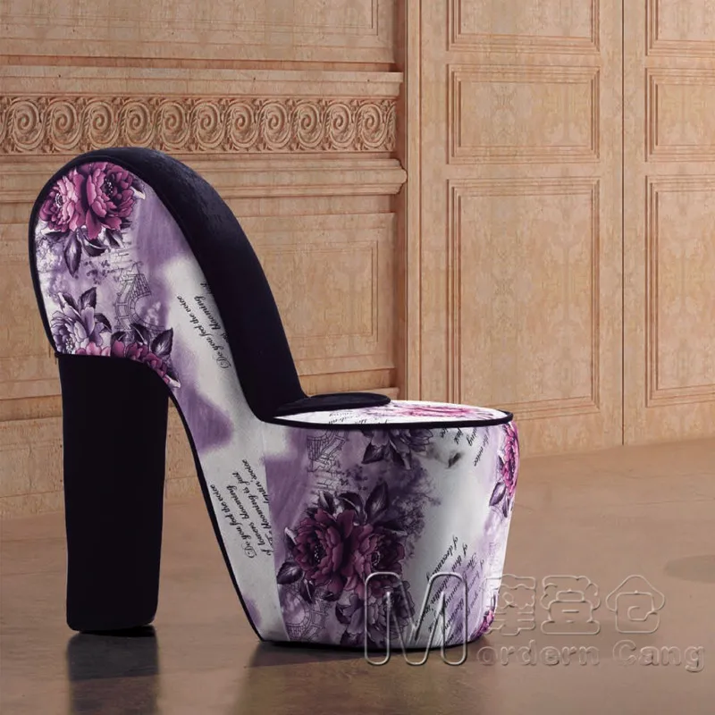 Modern European Styling Chair Positions Creative High Heels Shoes Modern European Styling Chair Positions Creative High Heels Shoes Sofa Back Personality Beanbag In Restaurant Chairs From Furniture On
