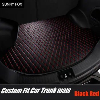 

Custom fit Car trunk mats cargo Liner for Porsche Cayenne SUV 911 Cayman Macan Panamera 6D car styling heavy duty carpet floor l