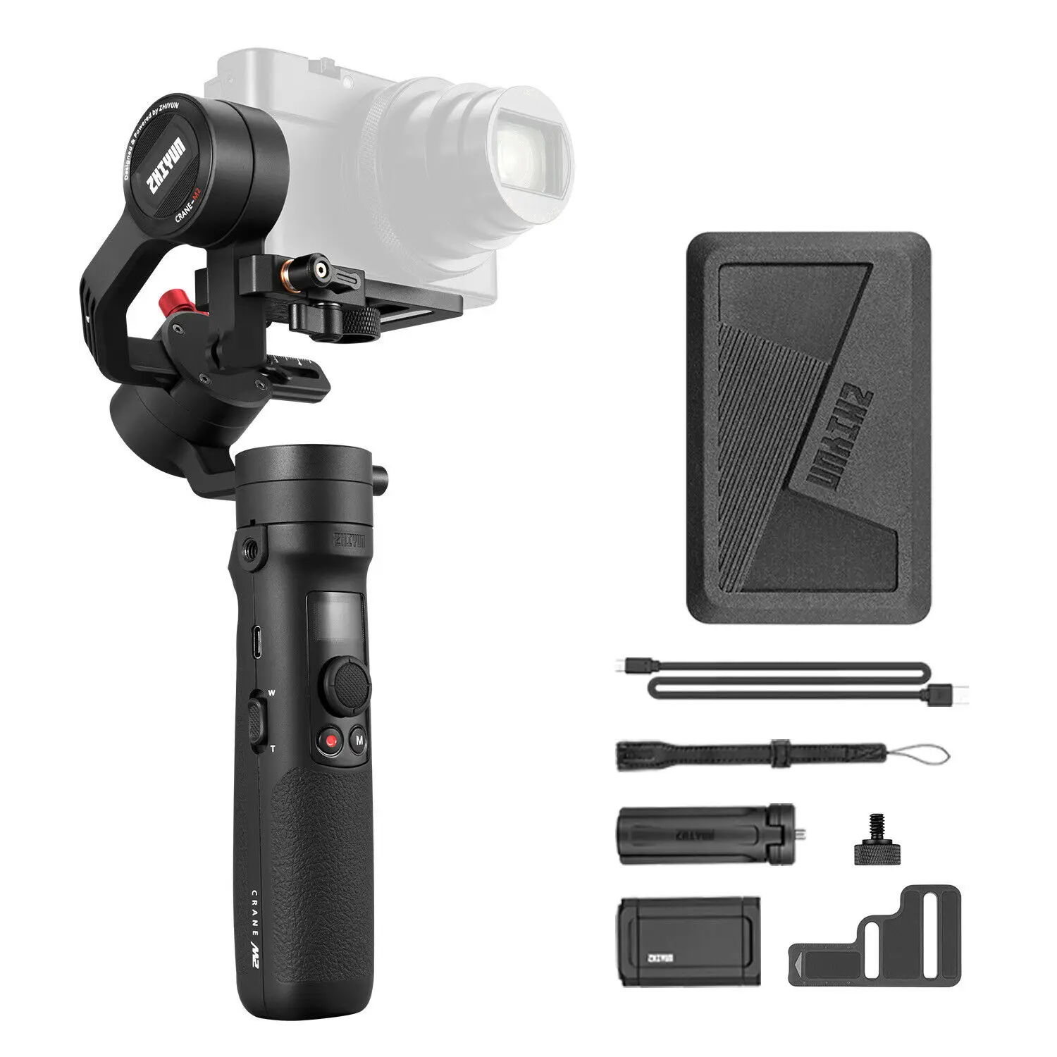 

ZHIYUN Official Crane M2 Gimbals for Smartphones Mirrorless Action Compact Cameras New Arrival 500g Handheld Stabilizer In Stock