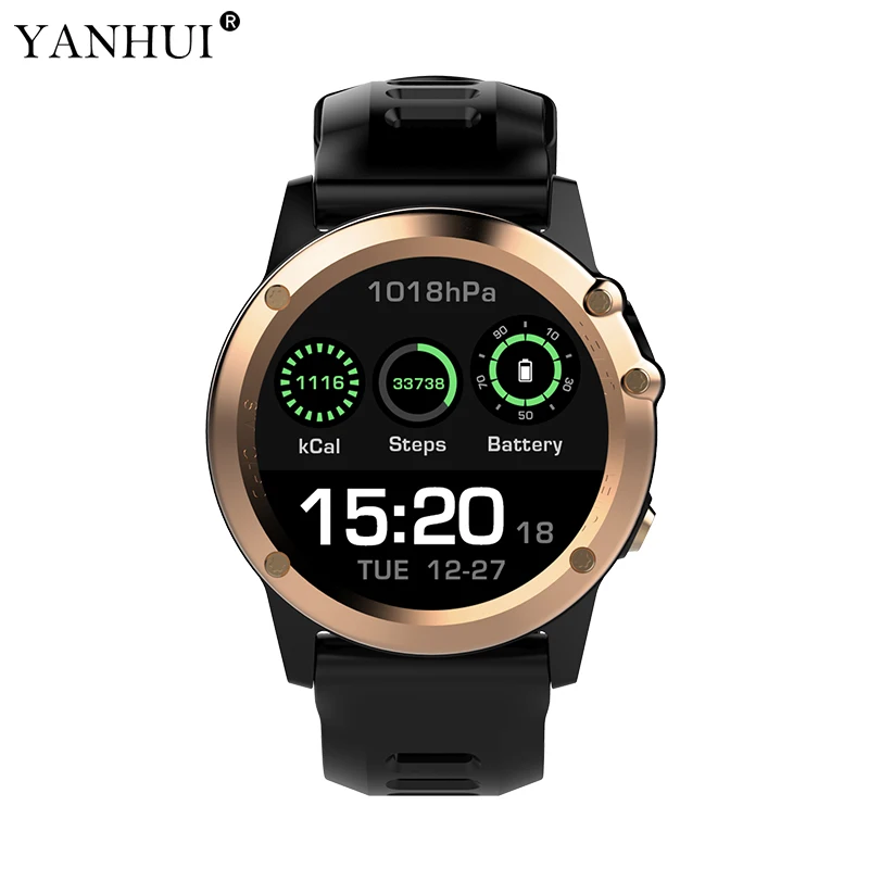 

Powerful 3G H1 GPS Smart Watch 5.0M HD Camera Sedentary Reminder Waterproof IP68 Bluetooth GPS WiFi Supported Replaceable straps