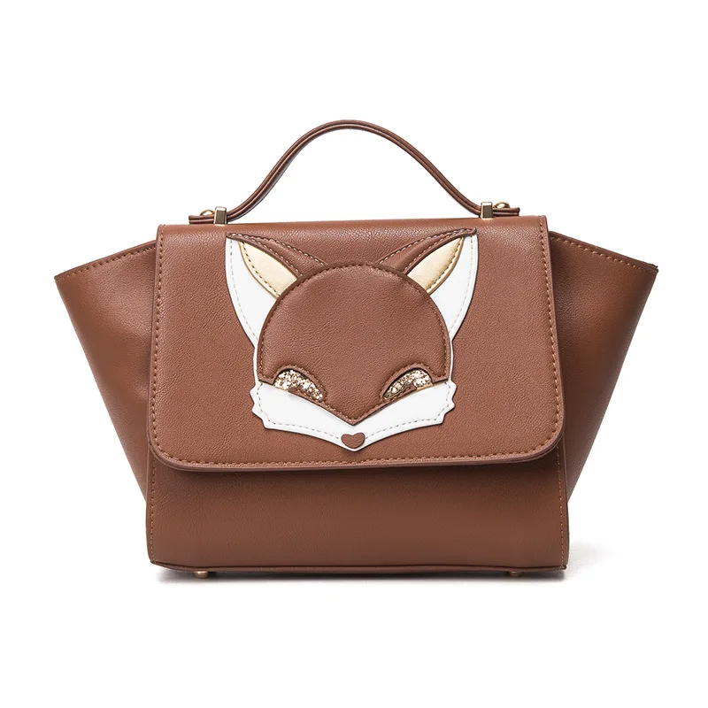 Us 23 99 2017 New Fashion Lady Fox Handbags Cartoon Bag Owl Shoulder Bags Women Messenger Wallte Cute In Top Handle From