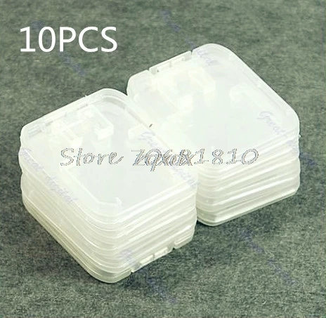 10 шт TF Micro SD SDHC карта памяти Пластиковый Чехол белый и Прямая поставка