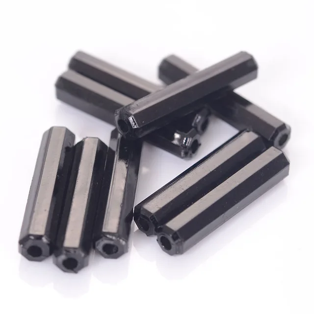 Buy Transparent Acrylic Tube Loose Beads 24x5mm