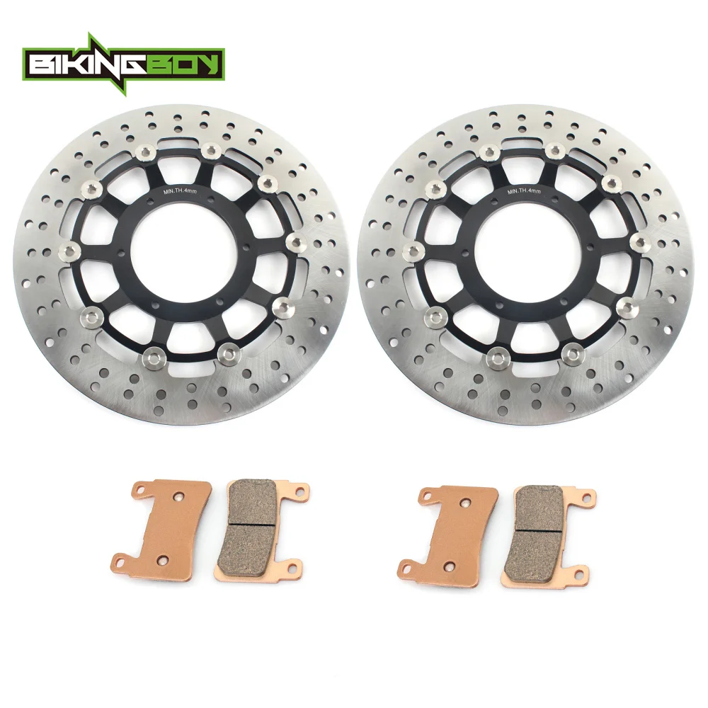 Front Rear Brake Pads For Honda CBR600F4 CBR600F4i Super Sport 600 2001-2006