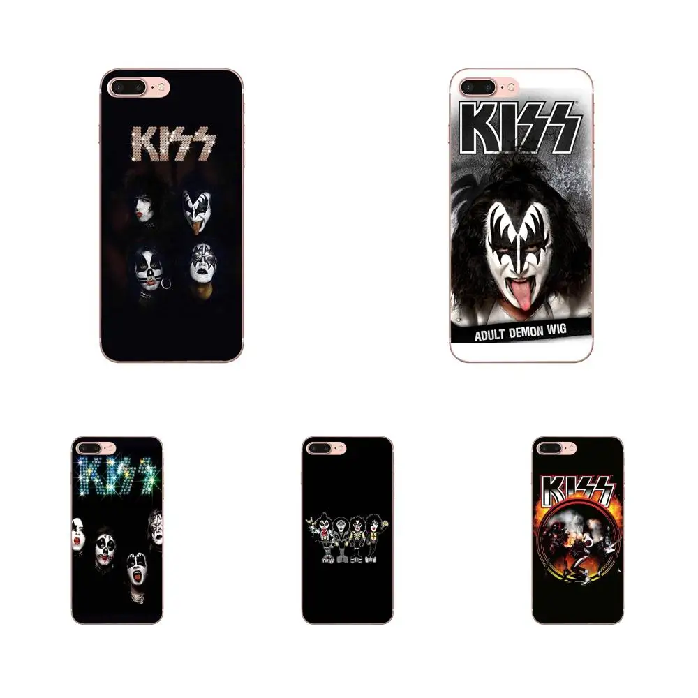 

TPU Skin Paintin Kiss Let's Rock Band For Xiaomi Redmi Note 2 3 3S 4 4A 4X 5 5A 6 6A Pro Plus
