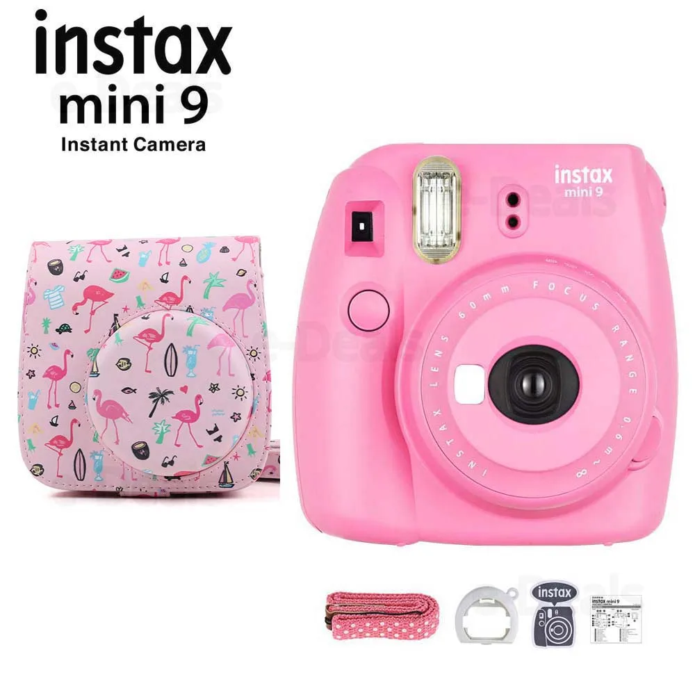 flamingo case+ pink camera