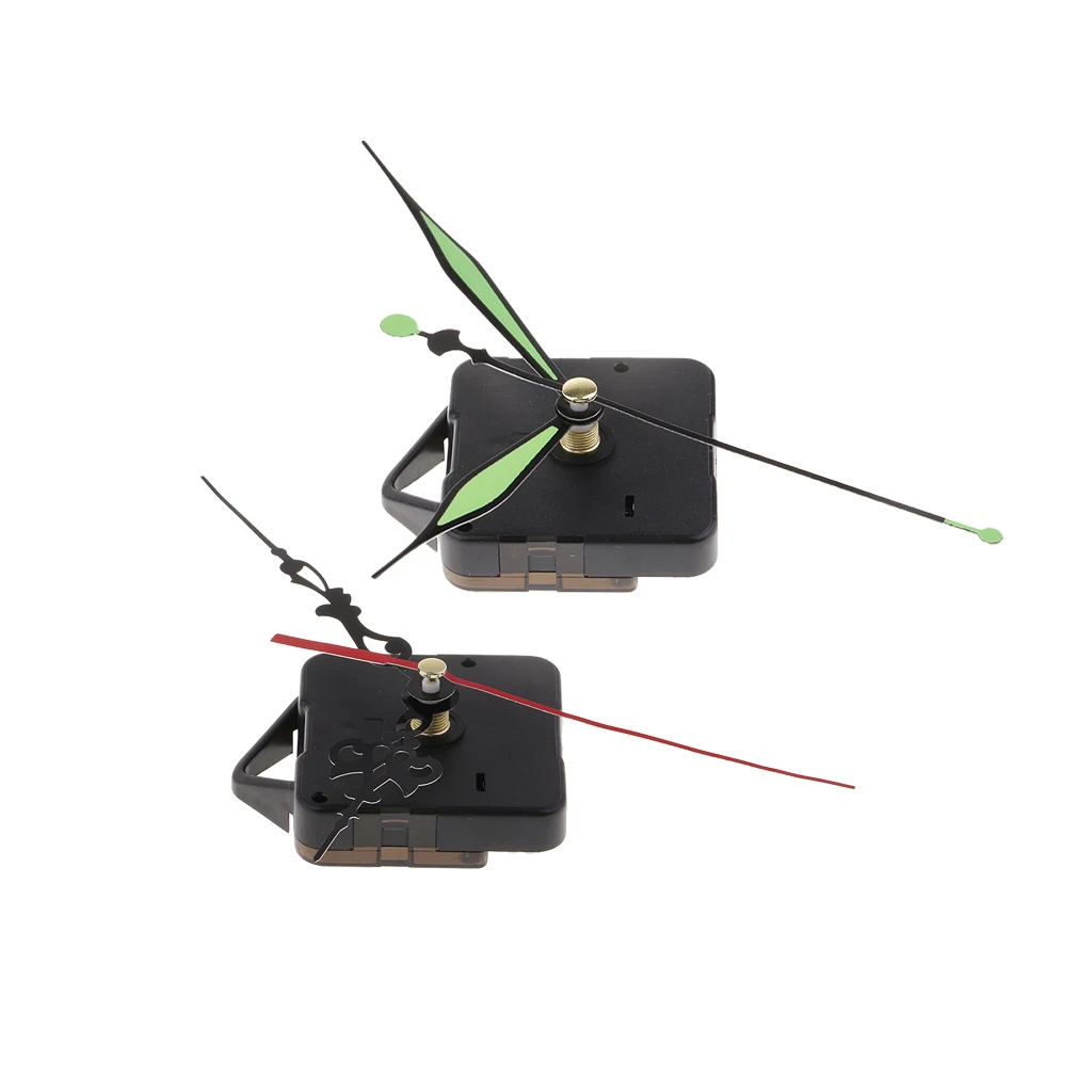 4 Sets 2 Colors Quartz Wall Color Part Diy Wall Clock Movement Mechanism Battery Operated Repair Kit Tool