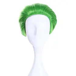 Soowee короткие прямые Синтетические волосы Хэллоуин парик Женские аксессуары для волос партии Зеленый Косплэй Искусственные парики для Для