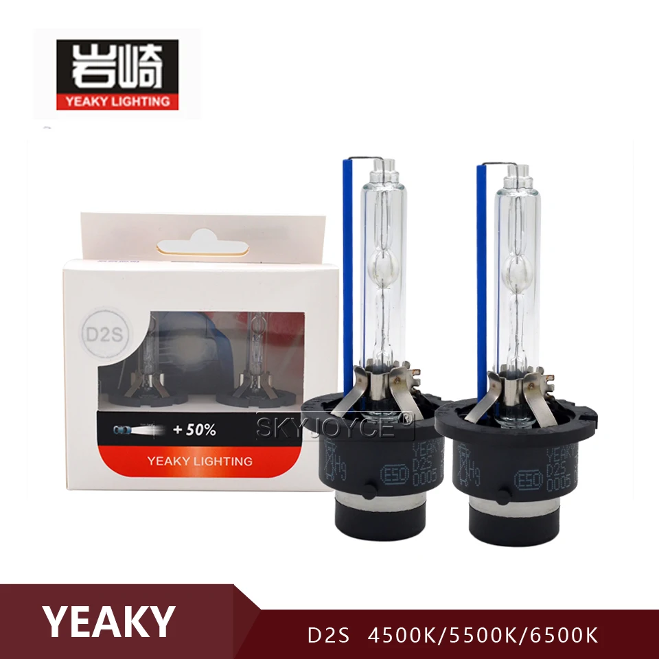 2 шт. Оригинальная лампа проектора YEAKY Lighting D2H HID D2S D4S H7 H11 D1S D3S HB3 HB4 ксеноновые автомобильные фары запасные лампы