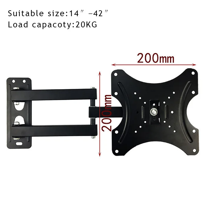 14-42 LCD LED TV Mounts Bracket HD TV Tilt Wall Mount Stand Holder Bracket Foldable Swivel LB88