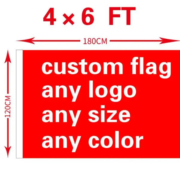 xvggdg настраиваемый флаг и бесплатный дизайн Клубные флаги/баннеры, летающий/висящий/Вымпел пользовательский флаг - Цвет: 120 by 180cm