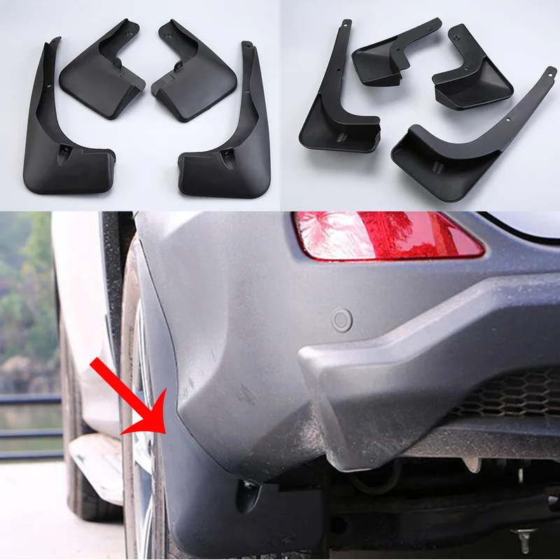 

4Pcs/lot Car Mud Flaps Mudflaps Splash Guards Mud Flap Mudguards Fender Accessories For Toyota RAV4 2013 2014 2015 Set Molded
