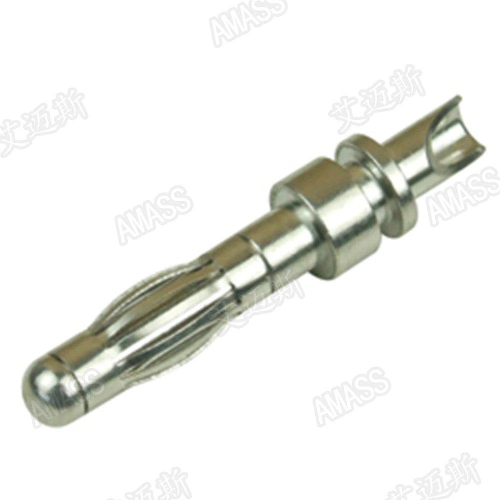 

5pcs Amass 4mm metal plug copper beryllium copper nickel plated 5.6g
