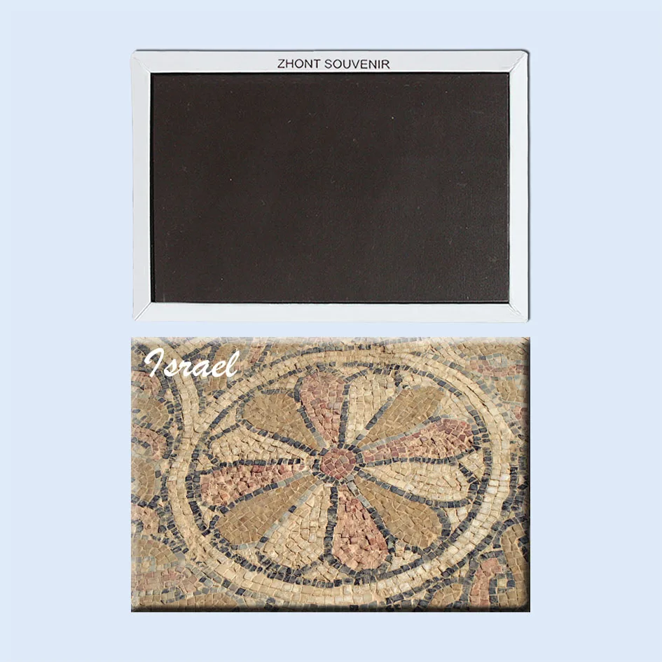 

Israel Masada Igreja Bizantina Characteristics of floor tile 22336 Travel souvenirs Fridge magnets. fine gifts for friends