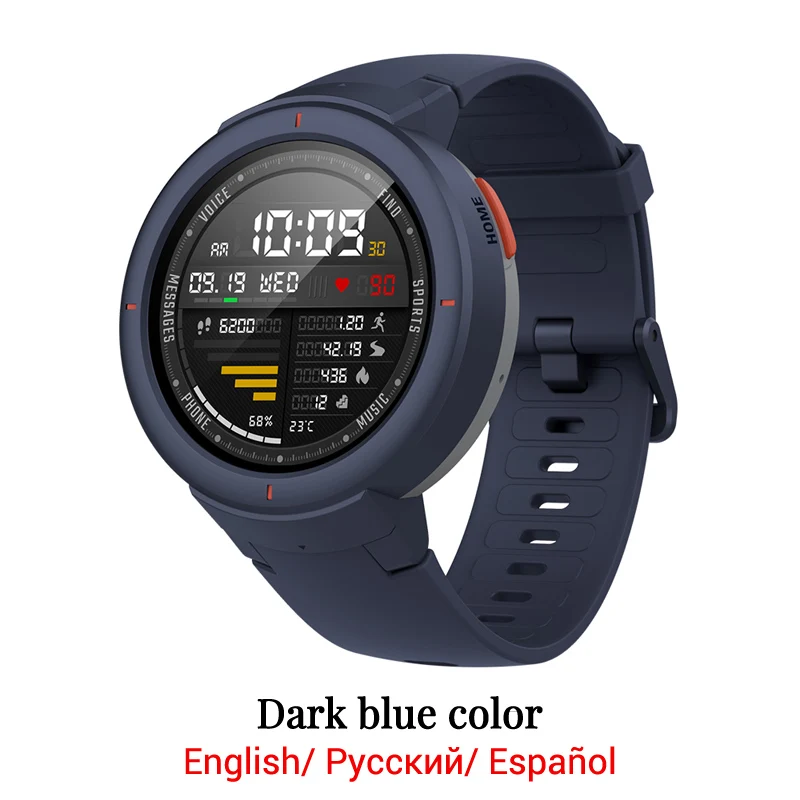 [Global Original] Xiaomi Huami AMAZFIT Verge 3 Смарт часы gps + ГЛОНАСС IP68 Водонепроницаемые мульти