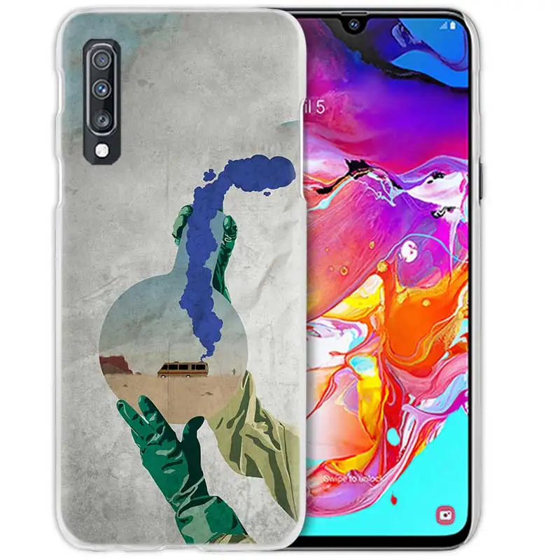 Чехол с принтом «во все тяжкие» чехол для samsung Galaxy A50 A70 A20e A40 A30 A20 A10 A8 A6 плюс A9 A7 жестркий прозрачный пк чехлы для телефона с бумажником и крышка - Цвет: 08