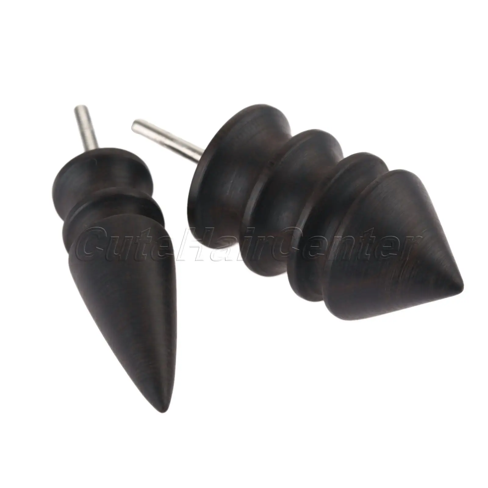 

New 1PC Black Sandalwood Leather Craft Edge Polishing Slicker Flat/Pointed Head Leather Craft DIY Tools