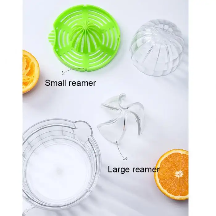 Manual Juicer Mini Plastic Lemon Orange Squeezer Kitchen Hand Press Juicer for Home Travel TB Sale