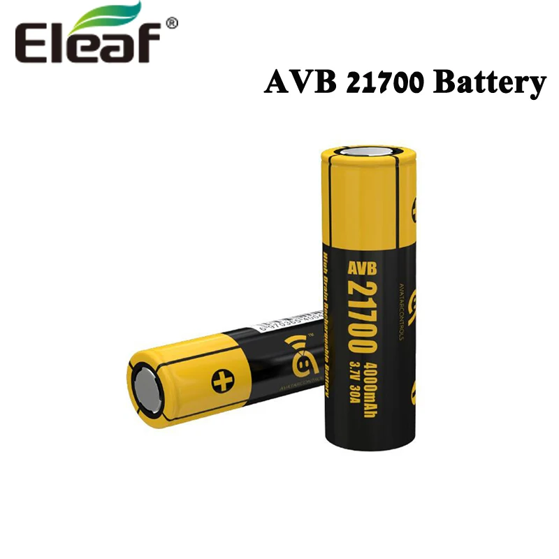 Оригинальный аккумулятор Eleaf Avatar AVB 21700 1 шт. 4000 мАч 30 А подходит для вейпа istick Pico