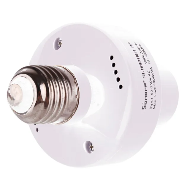 Sonoff Slampher E27 Smart Light Lamp Bulb Holder WiFi Bulbs 433MHz RF Wireless Light Holder For Smart Home