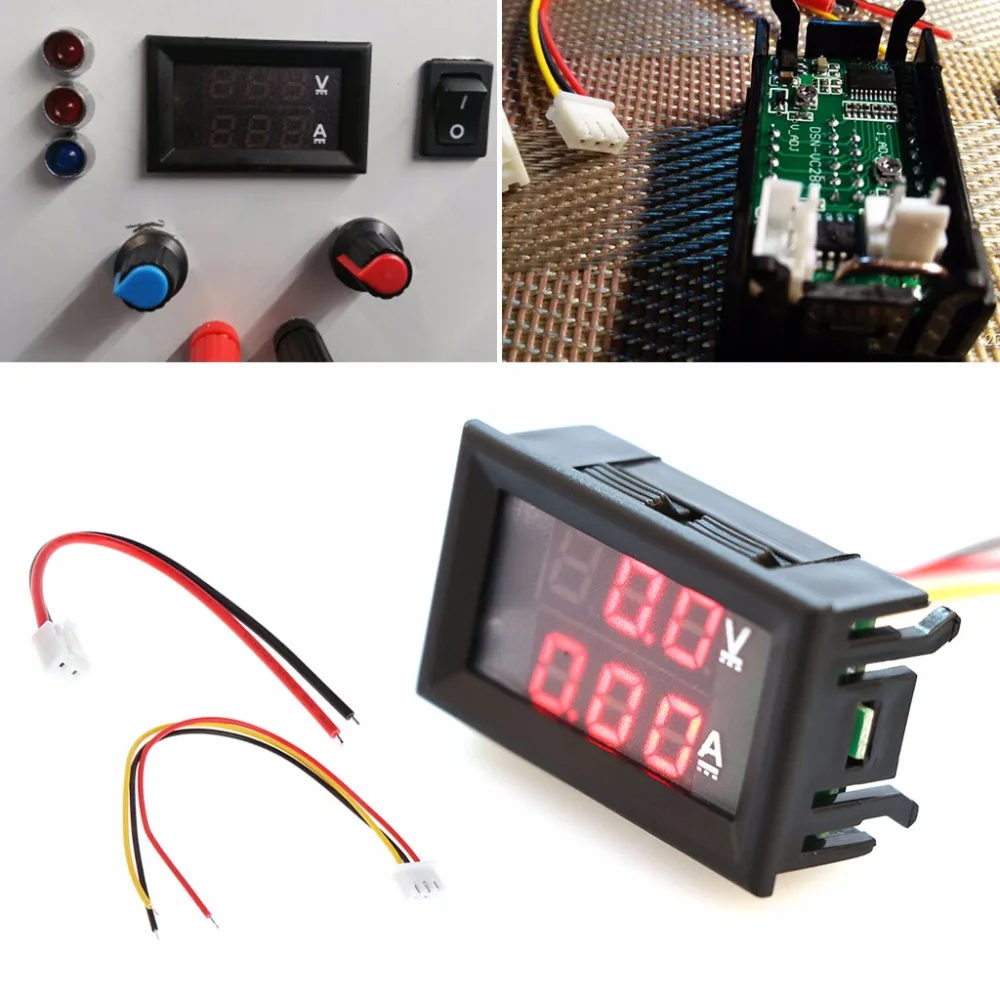 10PCS two-wire 0.36` GREEN LED DC Digital Voltmeter Panel Meter DC 0-32V M14
