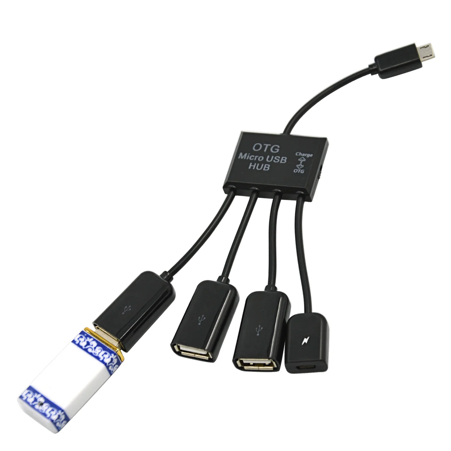 Elisona 4 в 1 микро USB синхронизация данных хост зарядки OTG зарядный концентратор