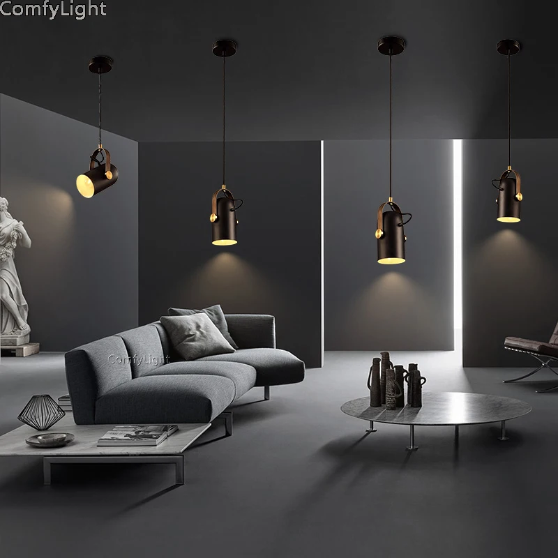 Nordic minimalist aluminum led pendant light restaurant bar kitchen/Dining Room Luminaire fashion d - 32846594497