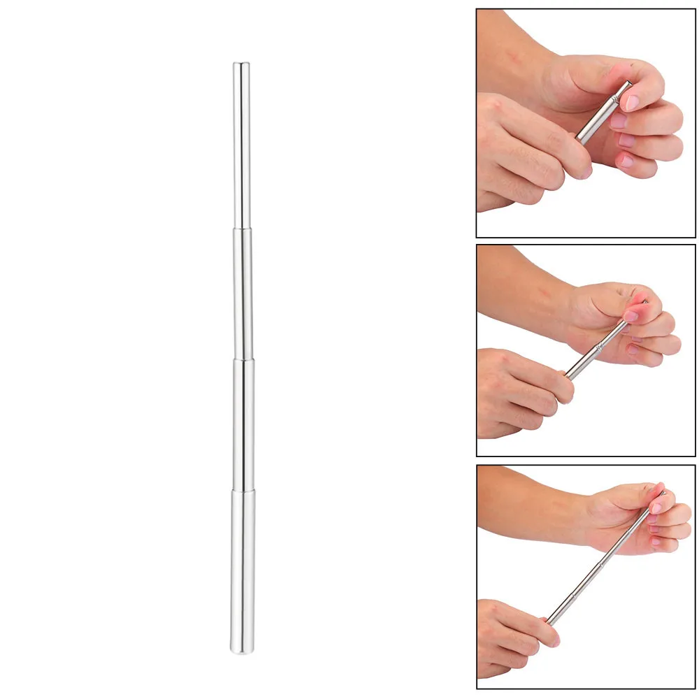 

Portable Stainless Steel Telescopic Drinking Straw Travel collapsible straw reusable metal straws foldable straw paille inox