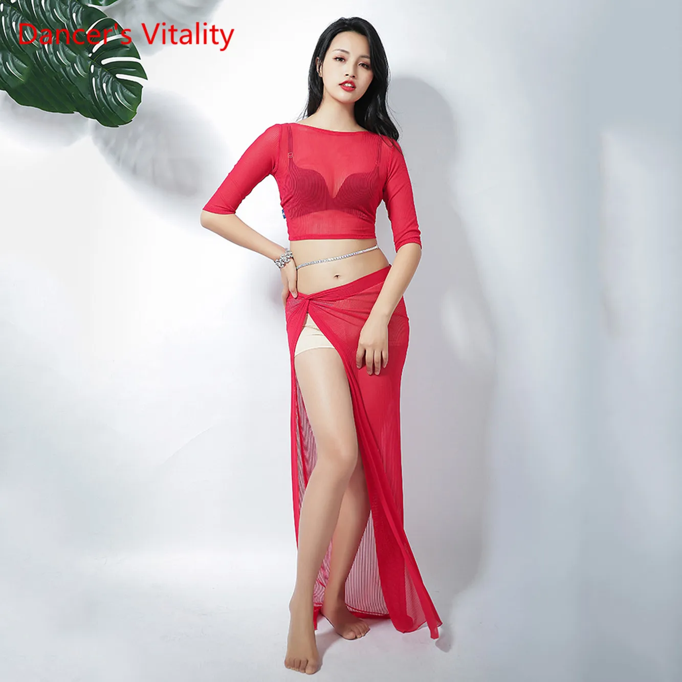

Summer New Nelly Dance Costume Oriental Dance Costumes Belly Dance Practice Clothes Top+Skirt 2pcs