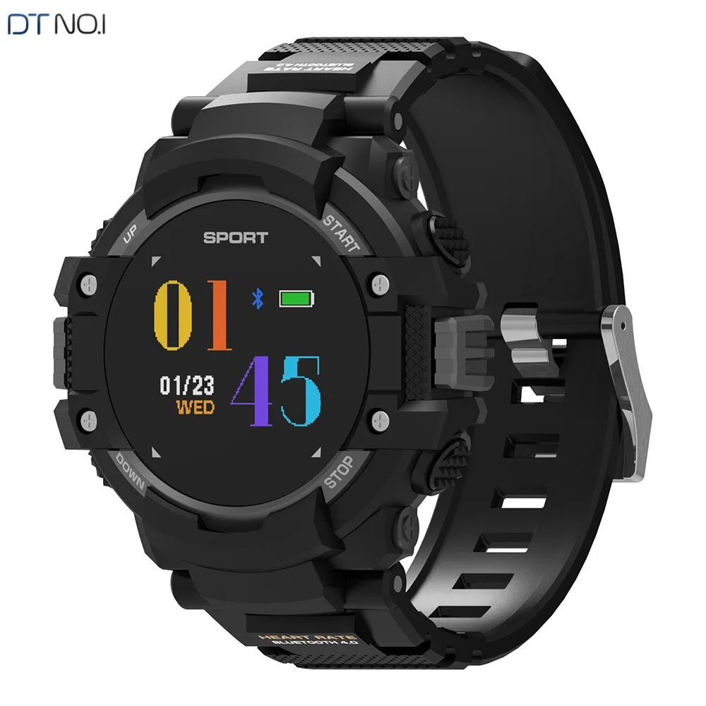 

NO.1 F7 Smart Watch GPS Call Alert Sport Watch Real-time Heart Rate Temperature Monitor Sports Outdoor Wristband Pedometer