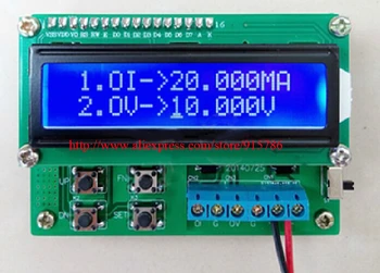 

Free shipping 4-20mA current signal generator / 0-20mA signal transmitter / 0-10V voltage and current signal generator