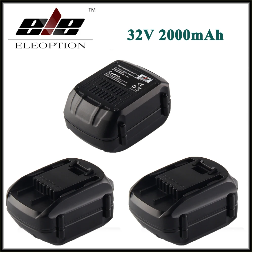 

3x WA3537 Rechargeable 32V 2000mAh 2.0Ah MAX Li-ion Battery Replacement For WORX WG175, WG575, WG575.1 and WG924 Power Tool