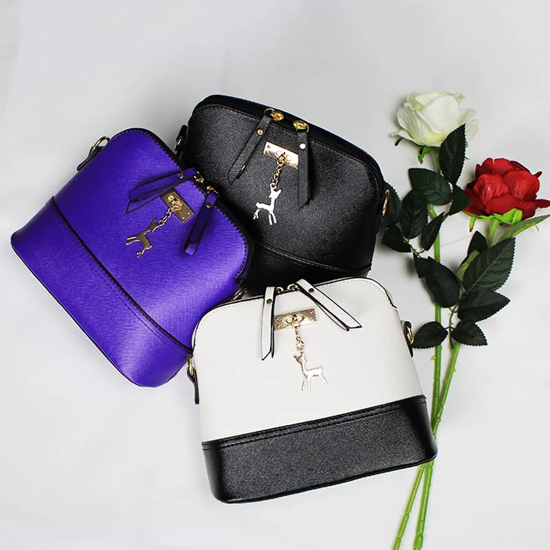 Женская кожаная сумка через плечо брендовая дизайнерская 2019|shell bag|leather shoulder bagbags