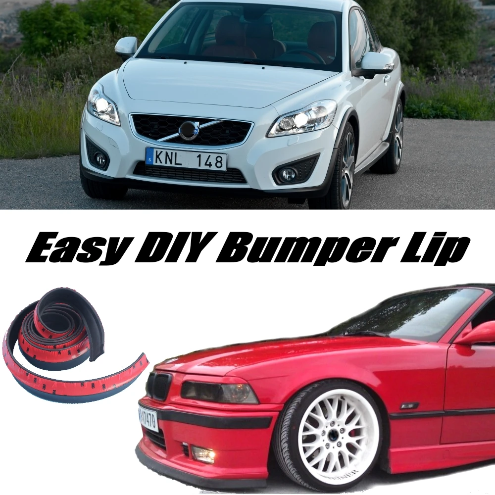 

Bumper Lip Deflector Lips For Volvo C30 Front Spoiler Skirt For Car View Tuning / Body Kit / Strip
