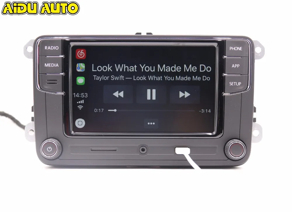 RCD330 RCD330G Plus Carplay MIB радио для автомагнитола VW Golf 5 6 Jetta MK5 MK6 CC Tiguan Passat B6 B7 поло touran 6RD035187B Mirrorlink 1 ГБ