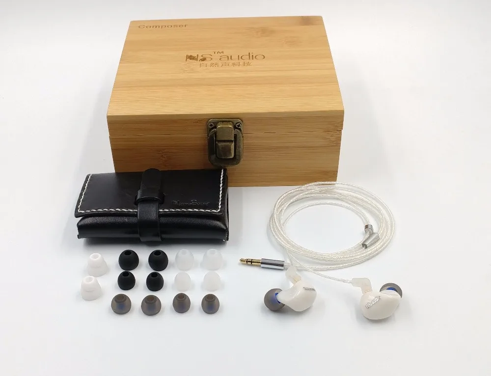 НС аудио NS 2 композитора двойной балансный арматурный pin 0 78 мм Съемная Audiophile IEMs HiFi