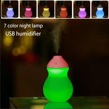 

Creative Color Cup USB Air Humidifier for Home Car Ultrasonic Mini Aroma Diffuser Air Purifier with LED Night Light Humidifider