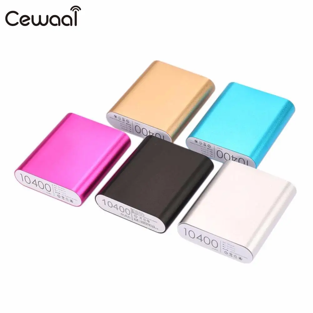 Cewaal power Bank чехол, набор, сделай сам, внешний резервный аккумулятор, корпус для путешествий, зарядное устройство, коробка для 4x18650, аккумулятор для смартфонов, планшетов