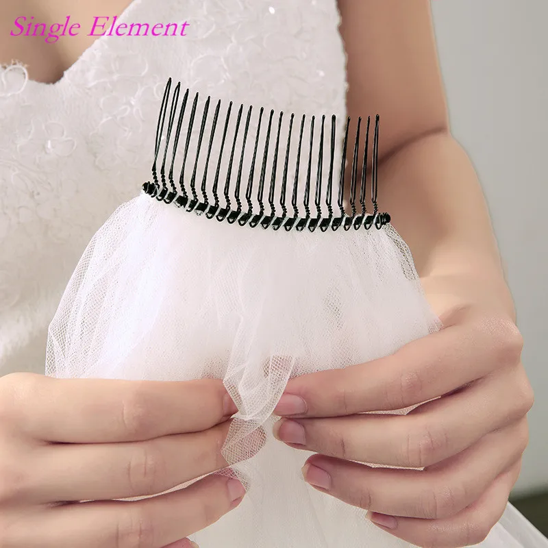 Newest Bridal Veils with Comb Two Layers Ribbon Edge Wedding Veils Exquisite Ivory Bridal Veil 2017 Wedding Accessory Newest Bridal Veils with Comb Two Layers Ribbon Edge Wedding Veils Exquisite Ivory Bridal Veil 2017 Wedding Accessory