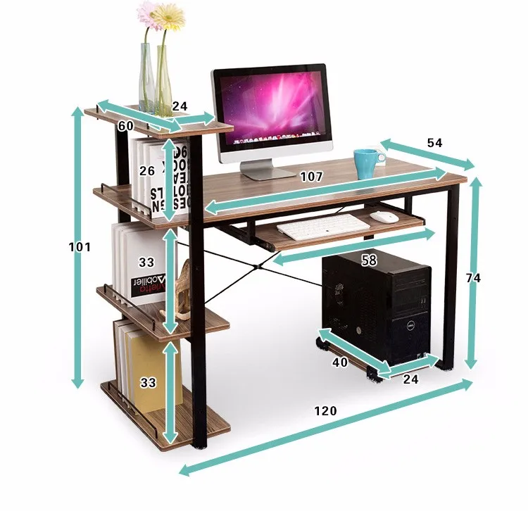 Современная мода, простой стиль, компьютерный стол, ноутбук, стол, для дома, офиса, для учебы, для письма, настольный компьютер, стоящий стол