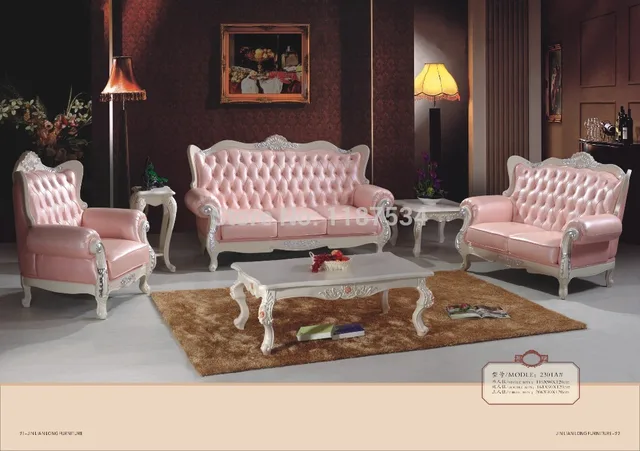 Best Quality K2301A Living room furniture top grain genuine leather European style sofa sets high grade living room sofa set sectional sofa