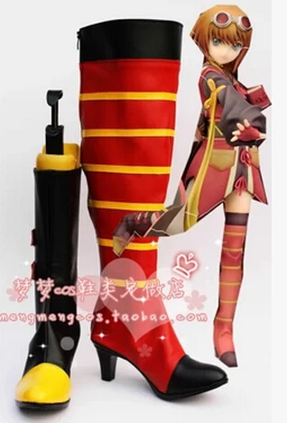 

Anime Tales of Vesperia cosplay costume Rita cosplay boots lolita punk customized shoes